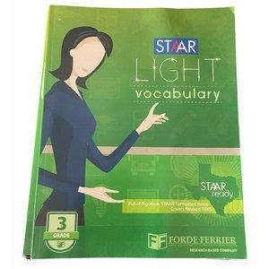 STAAR 2016 Light Vocabulary Workbook Grade 3 Paperback Texas Prep Lessons NEW